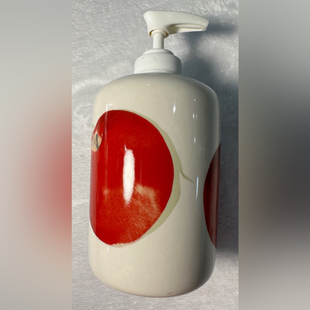 Apples Ceramic Red/Green/Yellow Pitcher - Hallmark Jan Karon Mitford Series